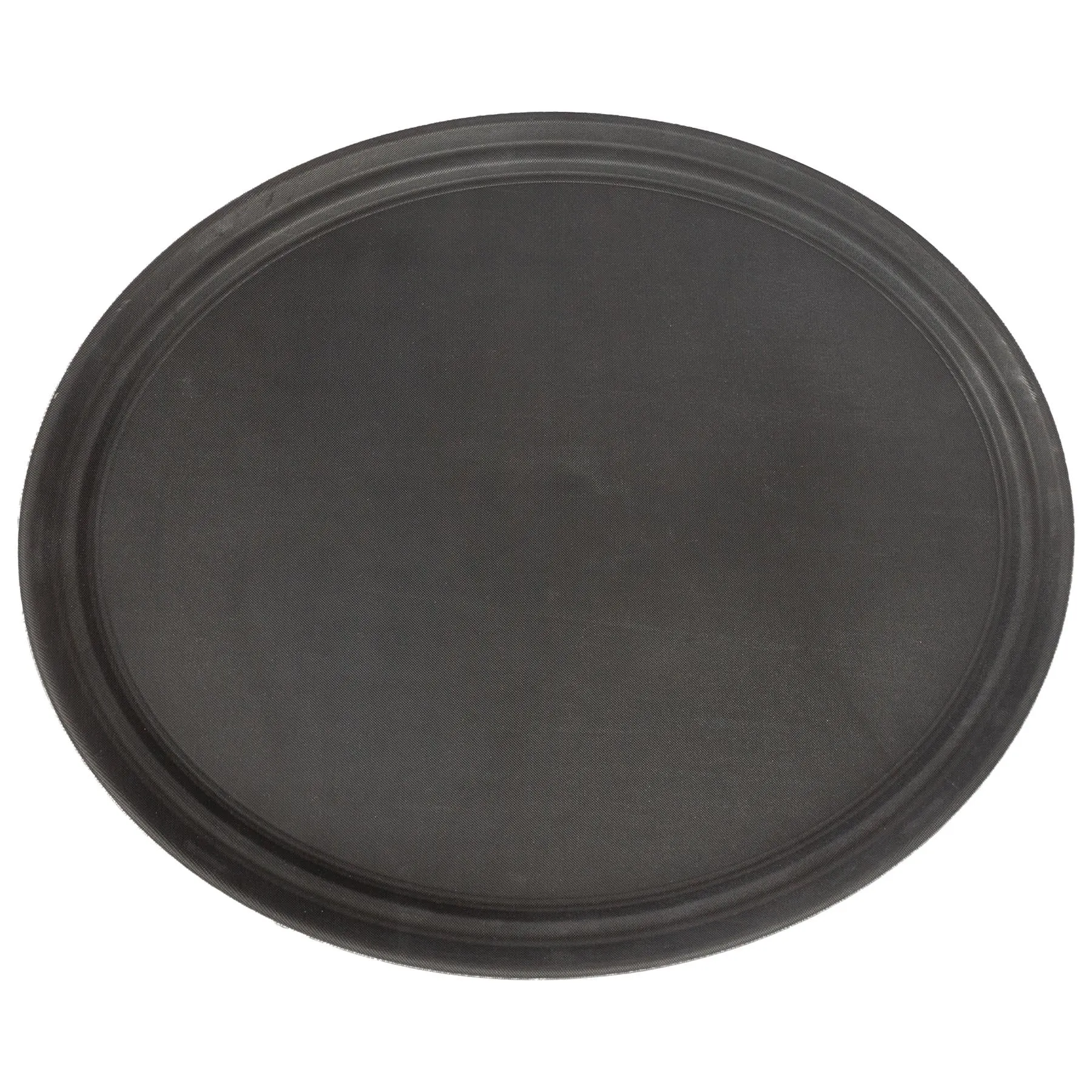 79cm Black Oval Non-Slip Serving Tray - By Argon Tableware