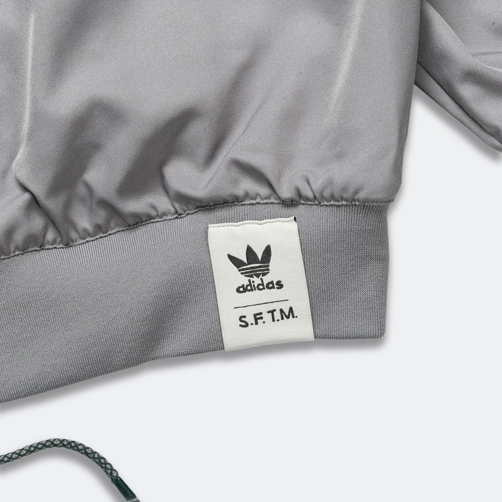 Adi004 Track Jacket x SFTM - Grey/Core Green
