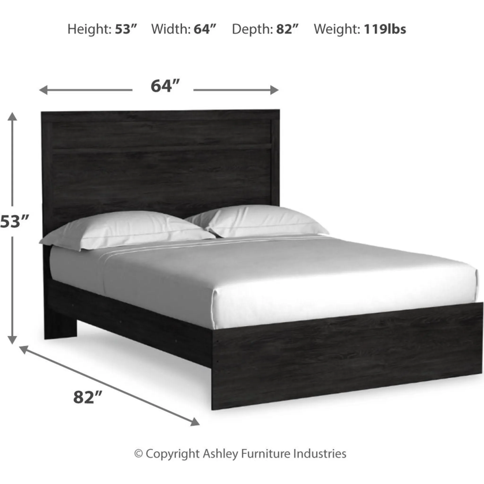 Belachime 5 Piece Queen Bedroom - Black