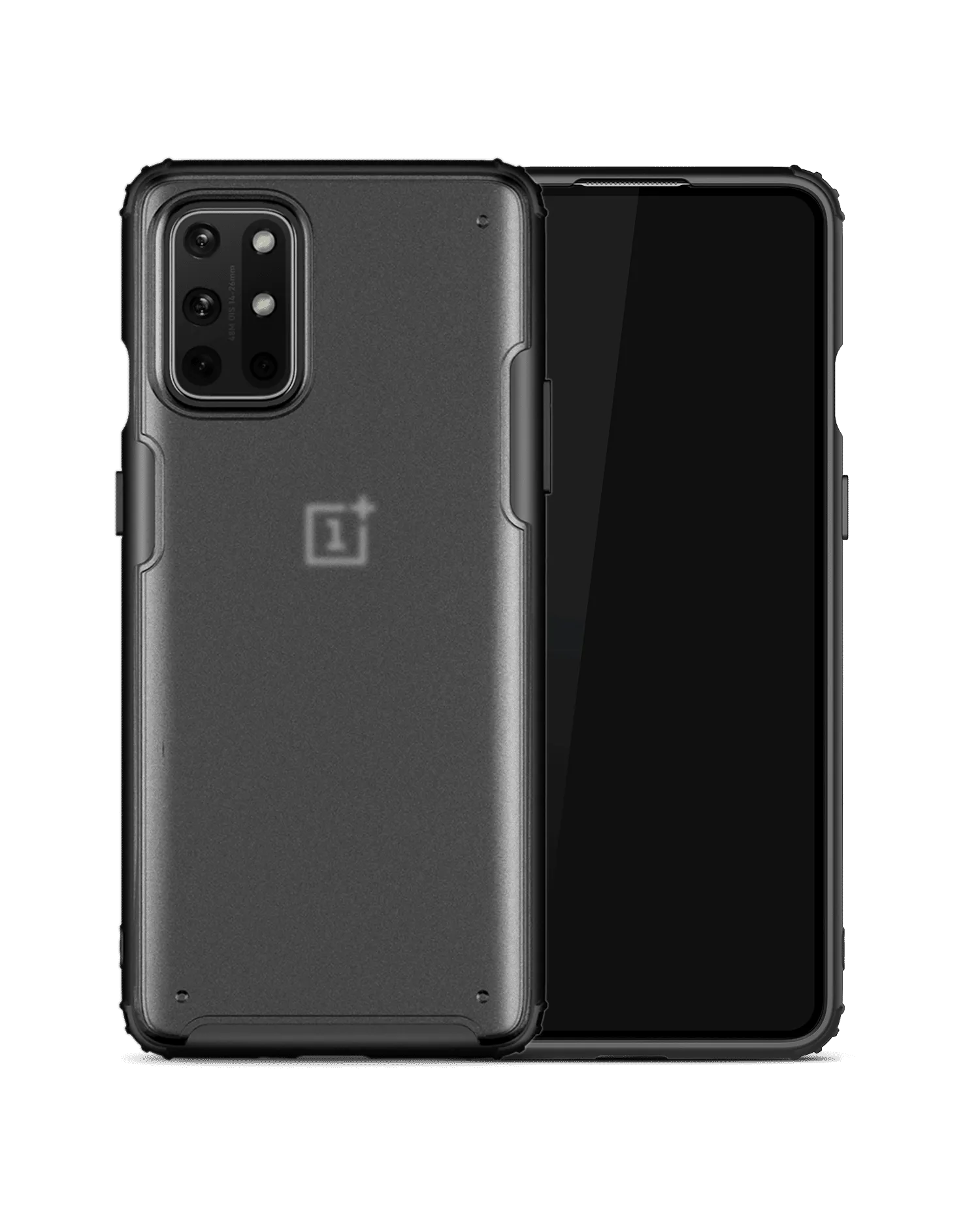 Black Frosted Clear Case Cover For OnePlus 8T