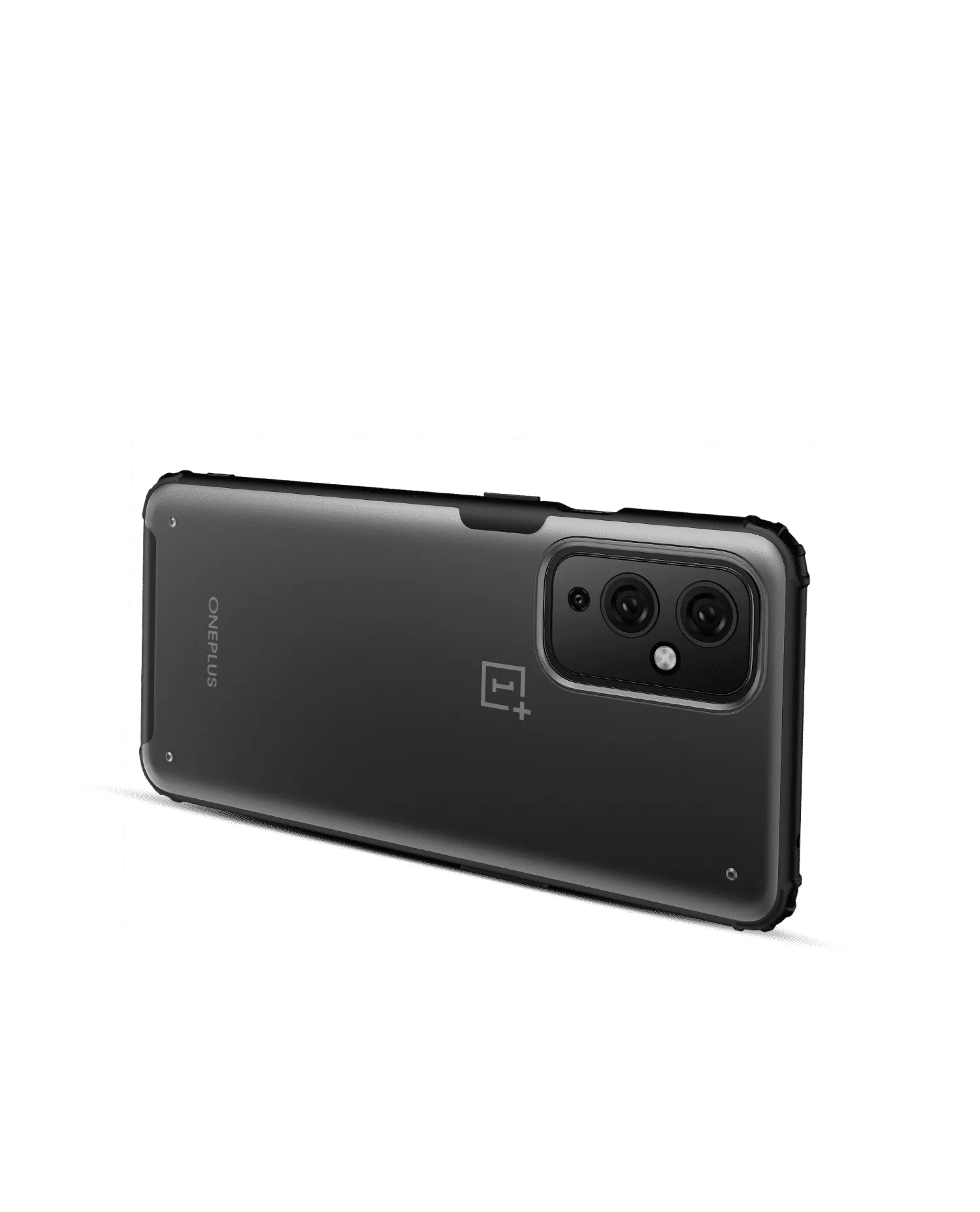 Black Frosted Clear Case Cover For OnePlus 9