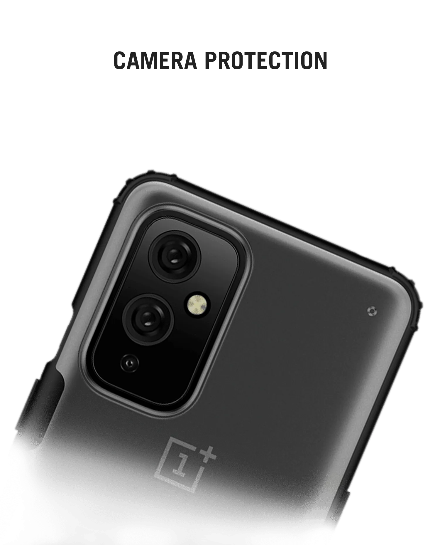 Black Frosted Clear Case Cover For OnePlus 9