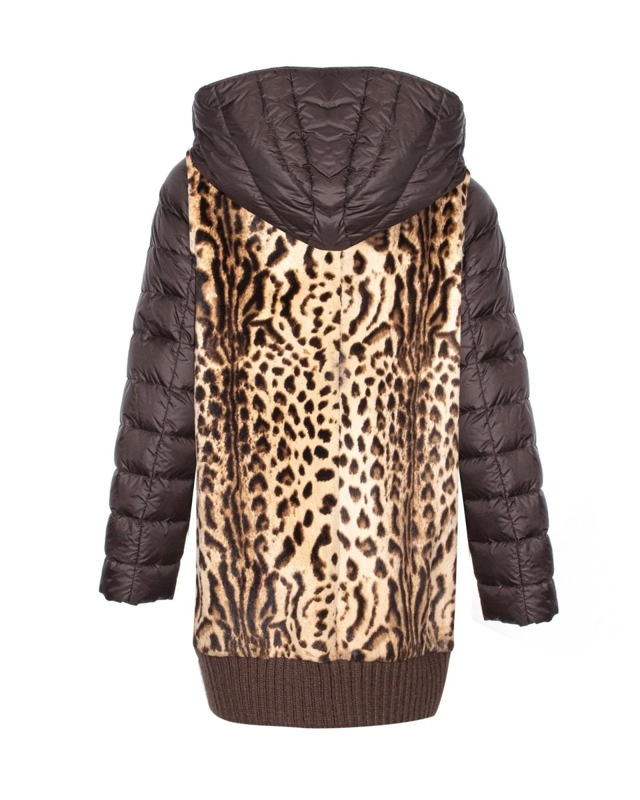 Brown Leopard Pattern Coat