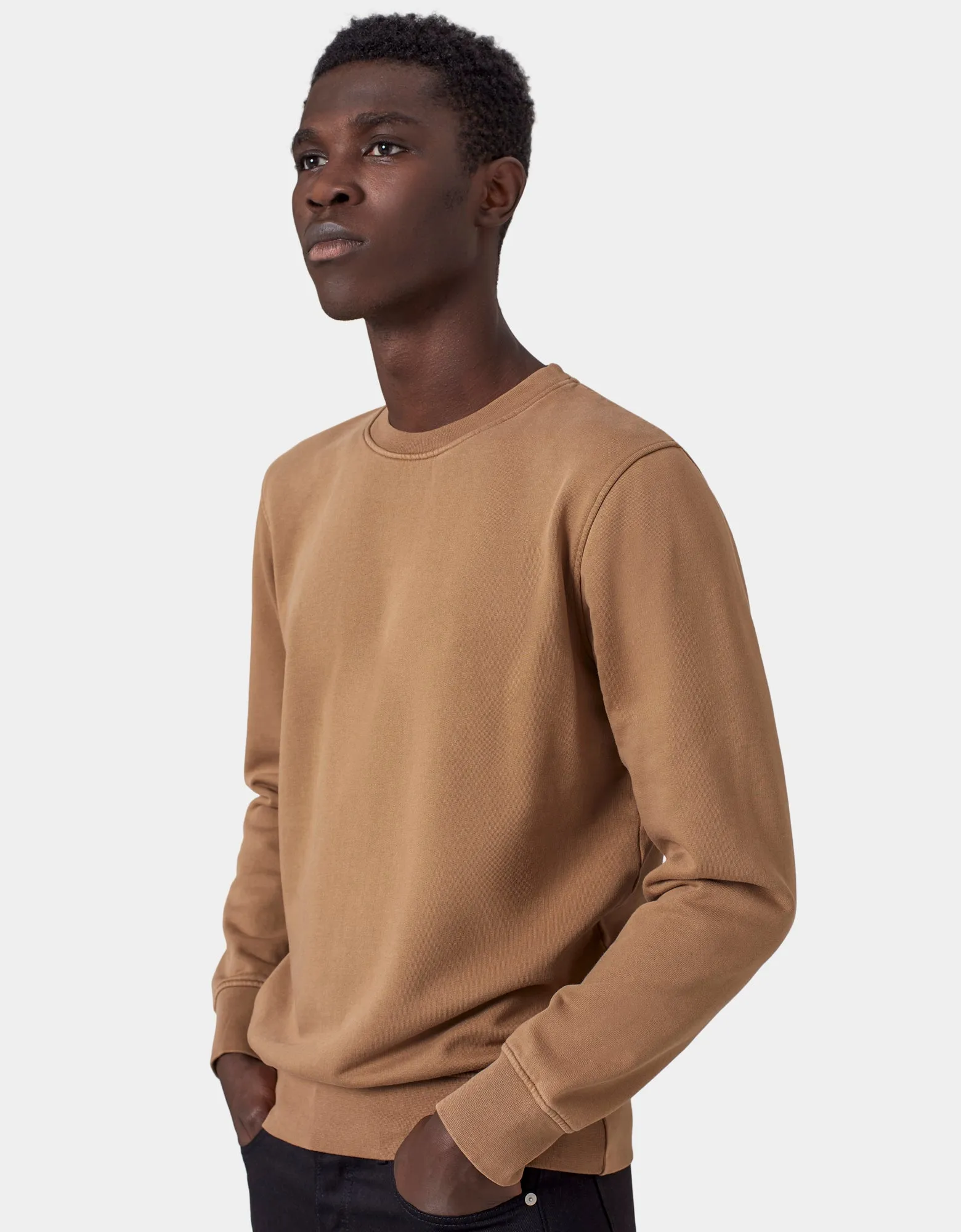 Classic Organic Crew - Faded Grey