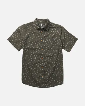 Coastal Boys S/S Woven - Charcoal