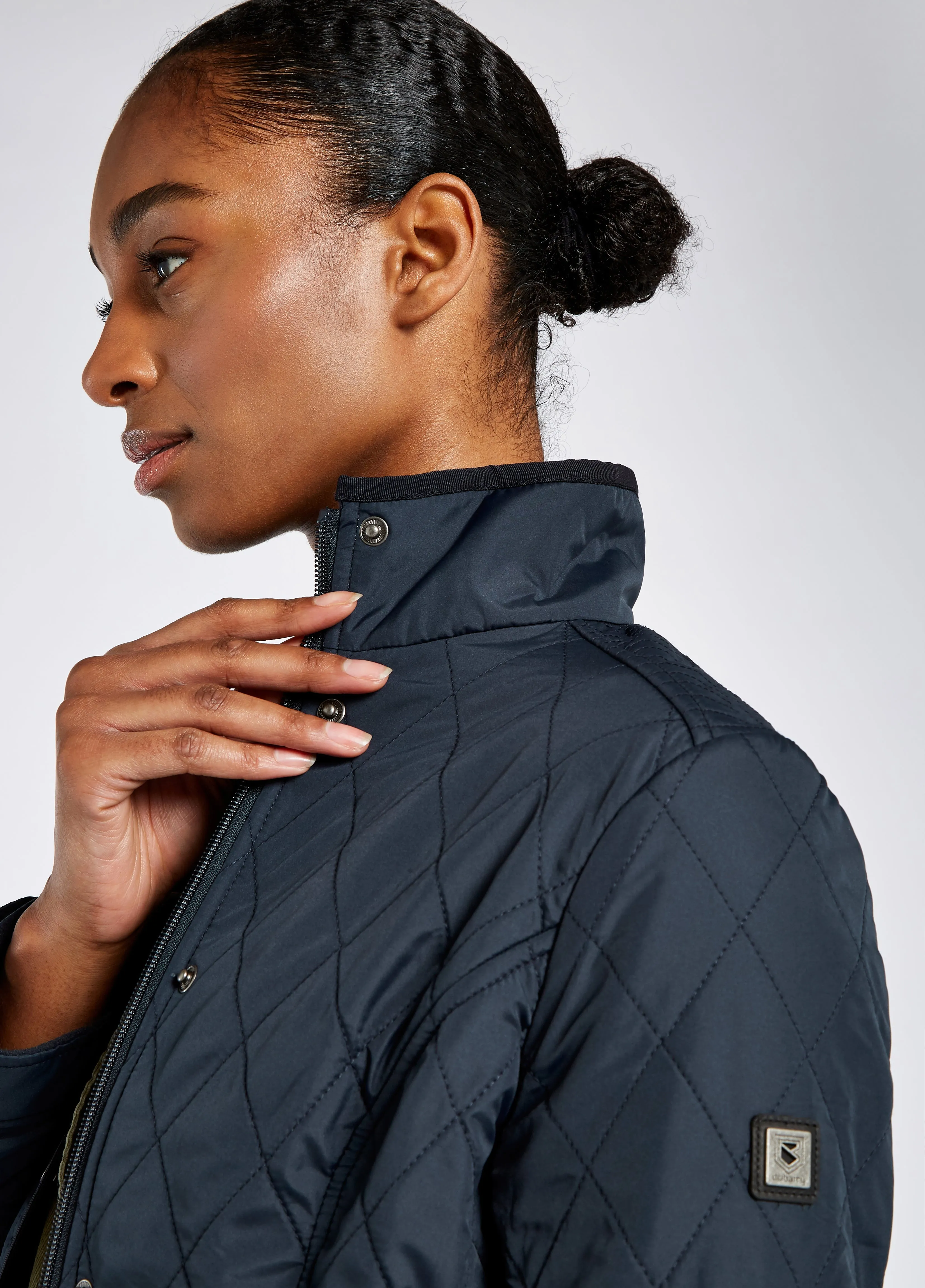 Dubarry Camlodge Ladies Quilted Jacket, Navy Blue