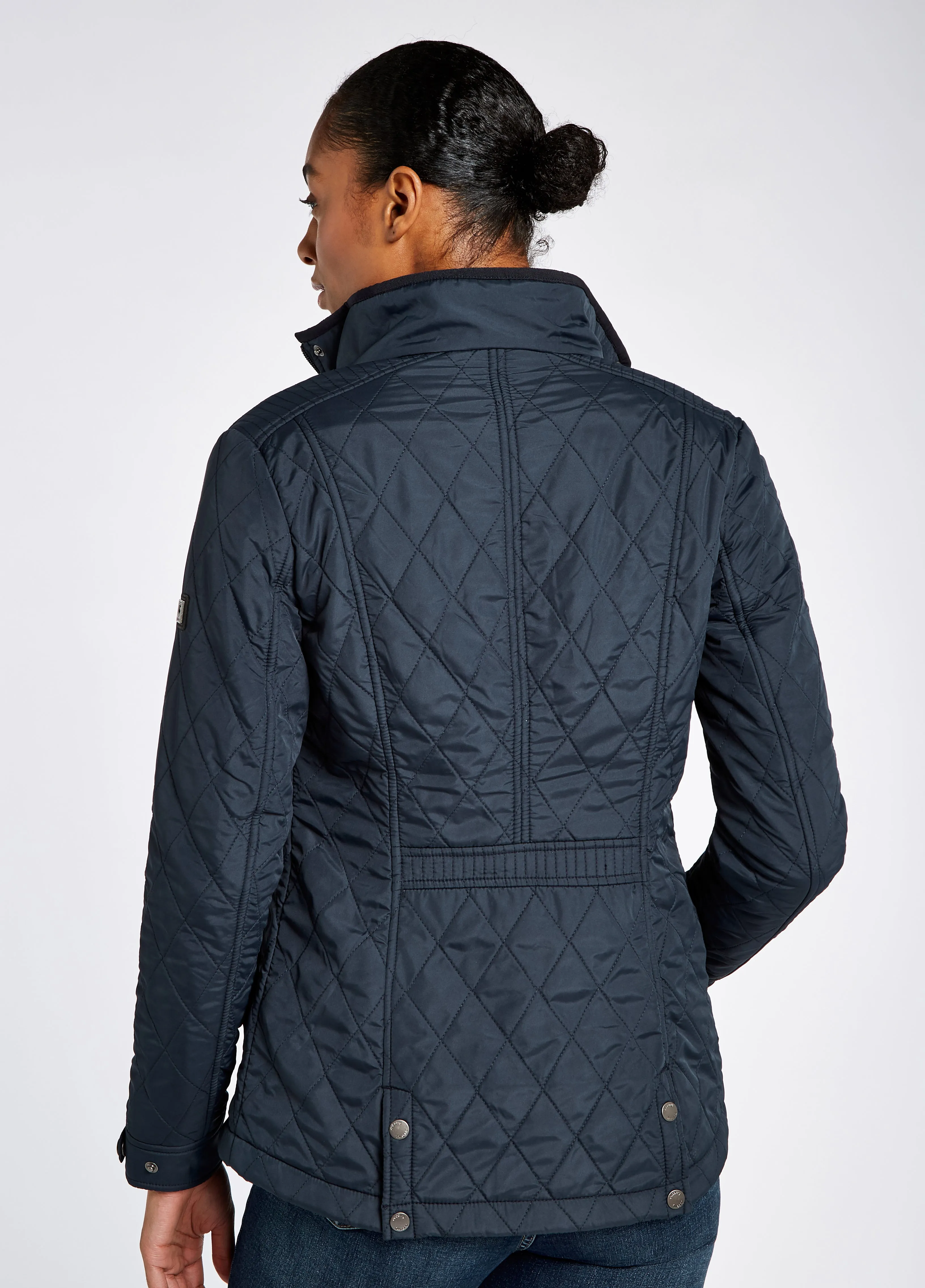 Dubarry Camlodge Ladies Quilted Jacket, Navy Blue
