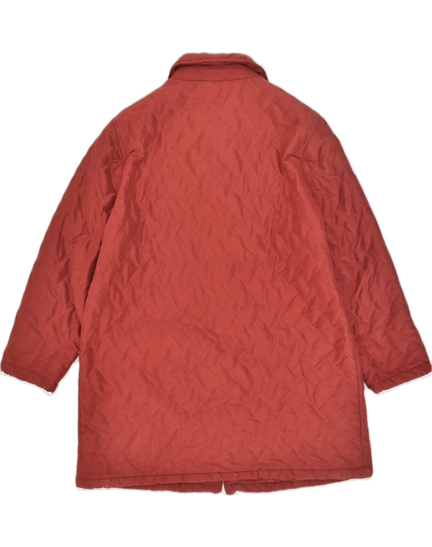 ELEGANT PROJECT Womens Quilted Jacket IT 50 XL Red Polyester