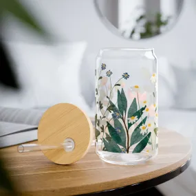 Fresh Flowers | Sipper Glass, 16oz