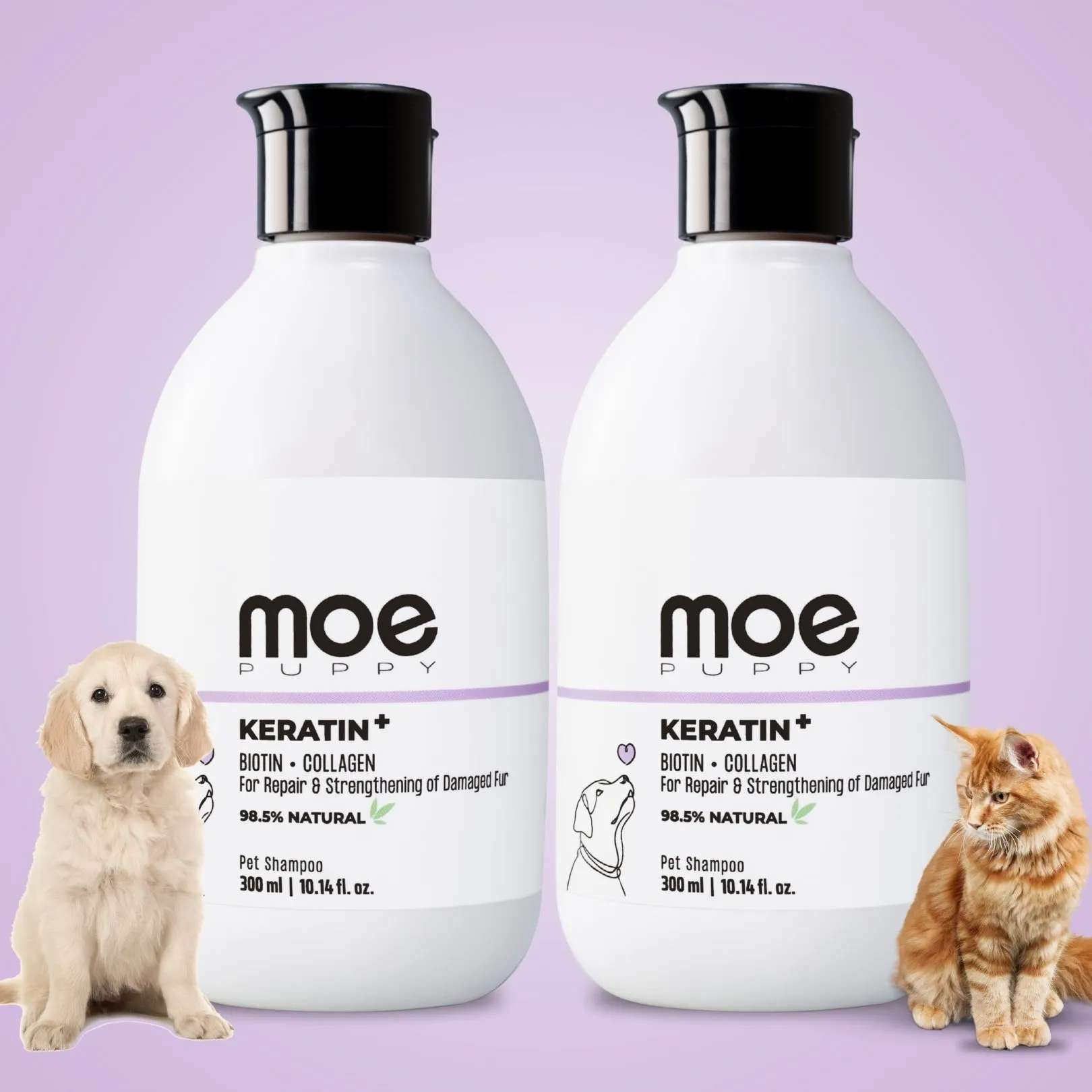 Keratin  Hairfall Shampoo for Dogs & Cats