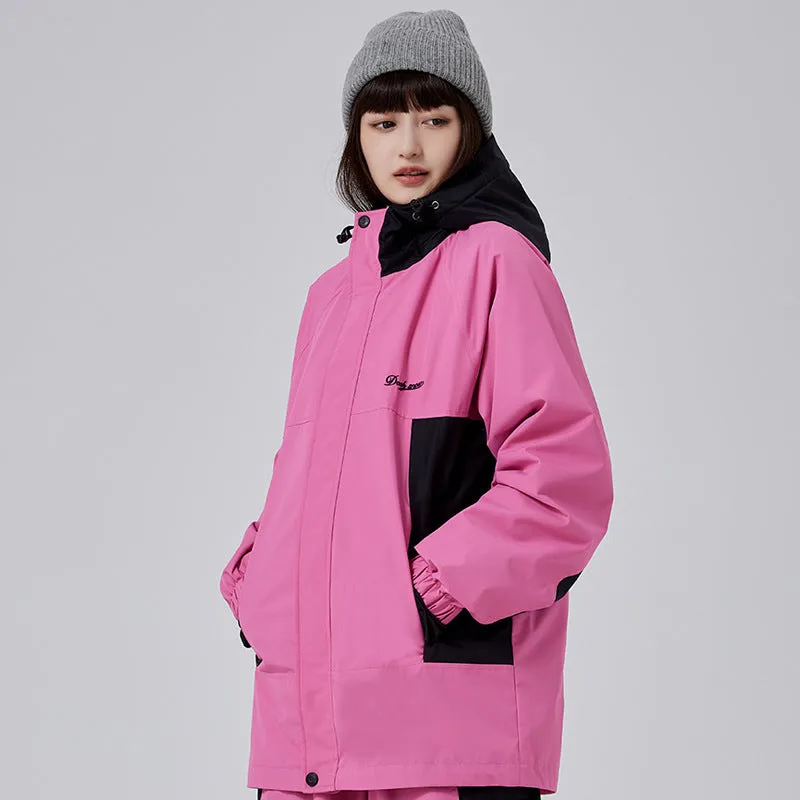 Loose Thick Skiing Snowboard Jacket Stand Collar