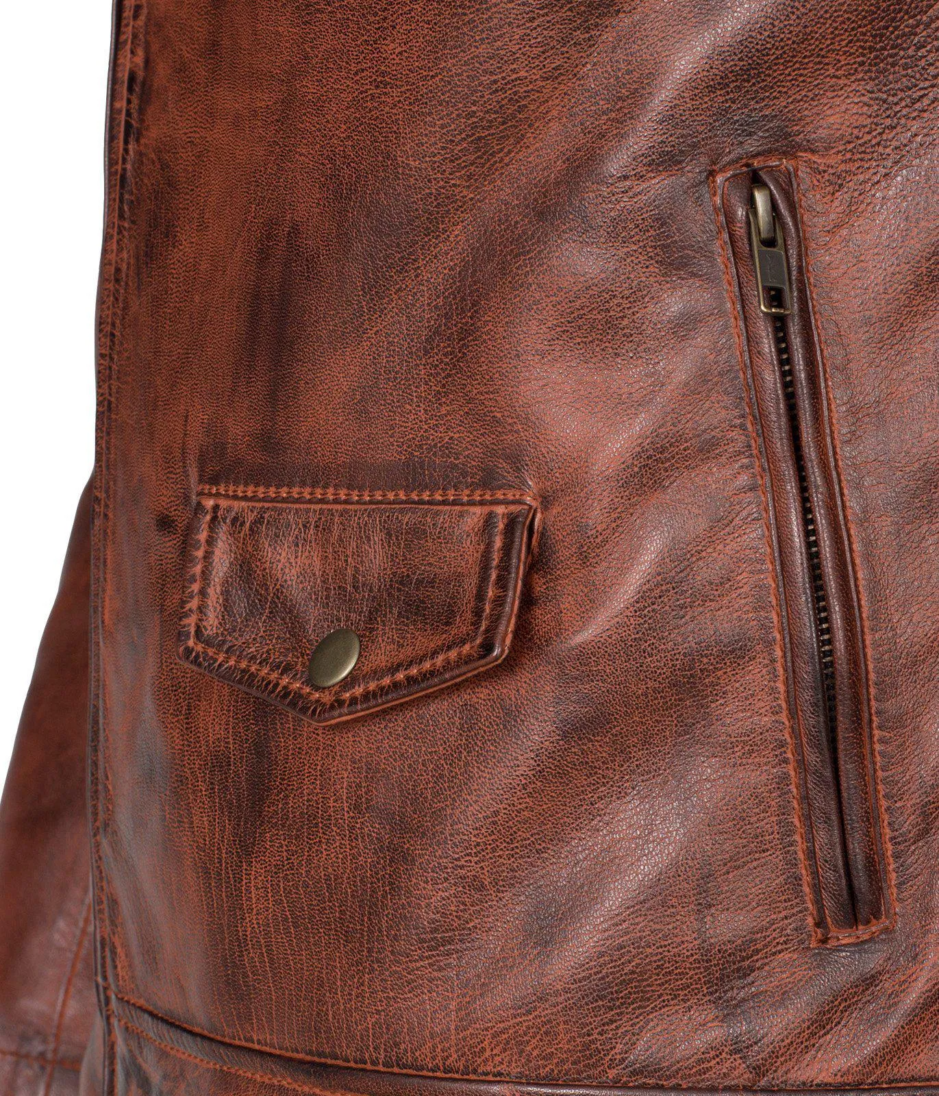 Men's Biker Vintage Leather Jacket