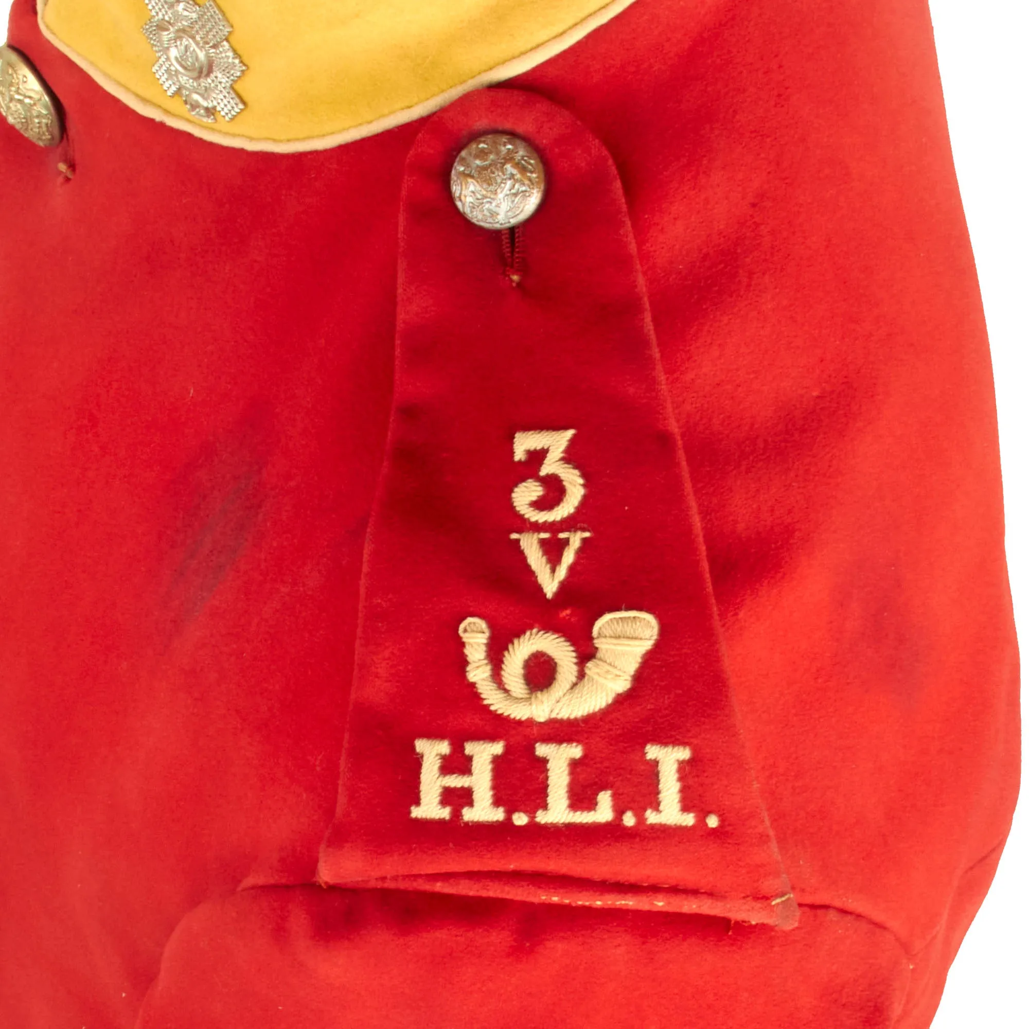 Original British Pre-WWI Scottish 3rd (Blythswood) Volunteer Battalion, Highland Light Infantry Dress Doublet