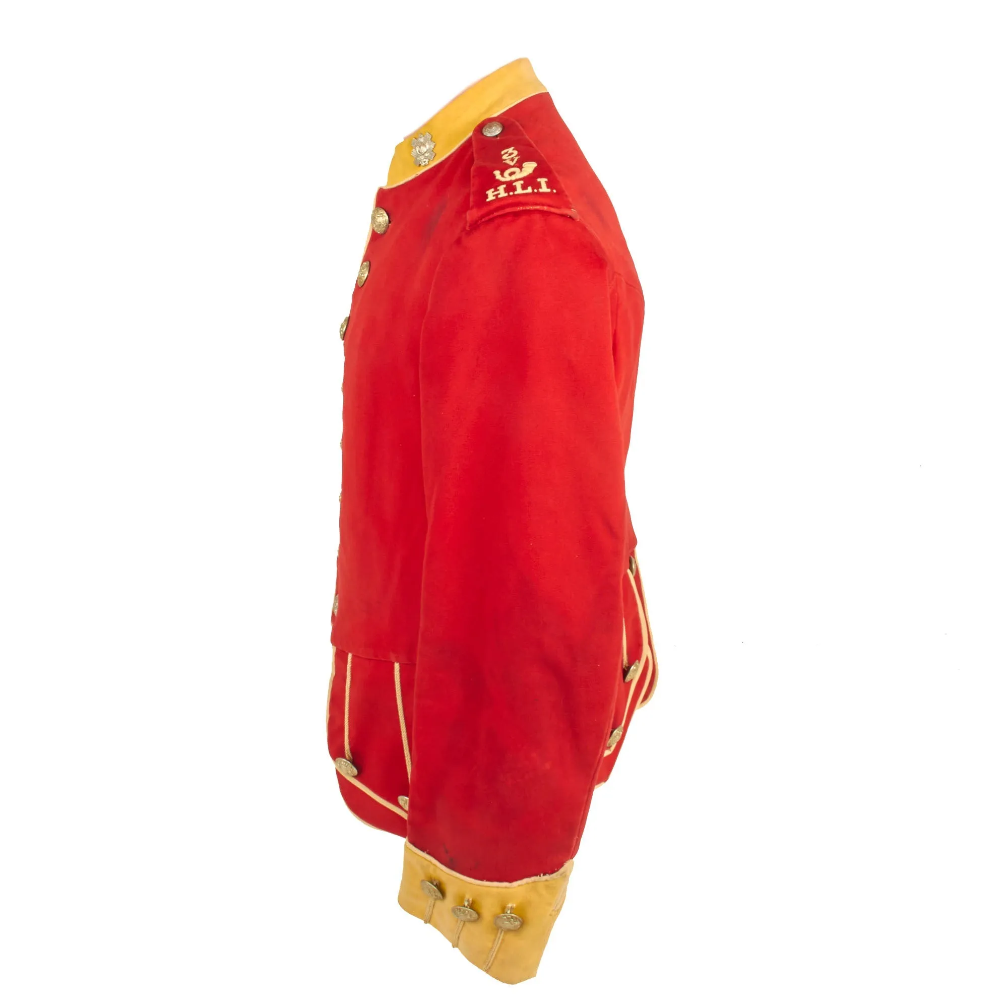 Original British Pre-WWI Scottish 3rd (Blythswood) Volunteer Battalion, Highland Light Infantry Dress Doublet