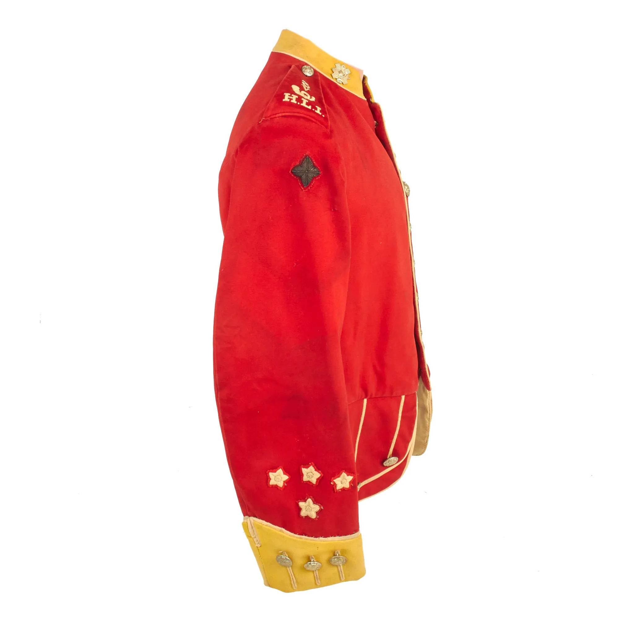 Original British Pre-WWI Scottish 3rd (Blythswood) Volunteer Battalion, Highland Light Infantry Dress Doublet
