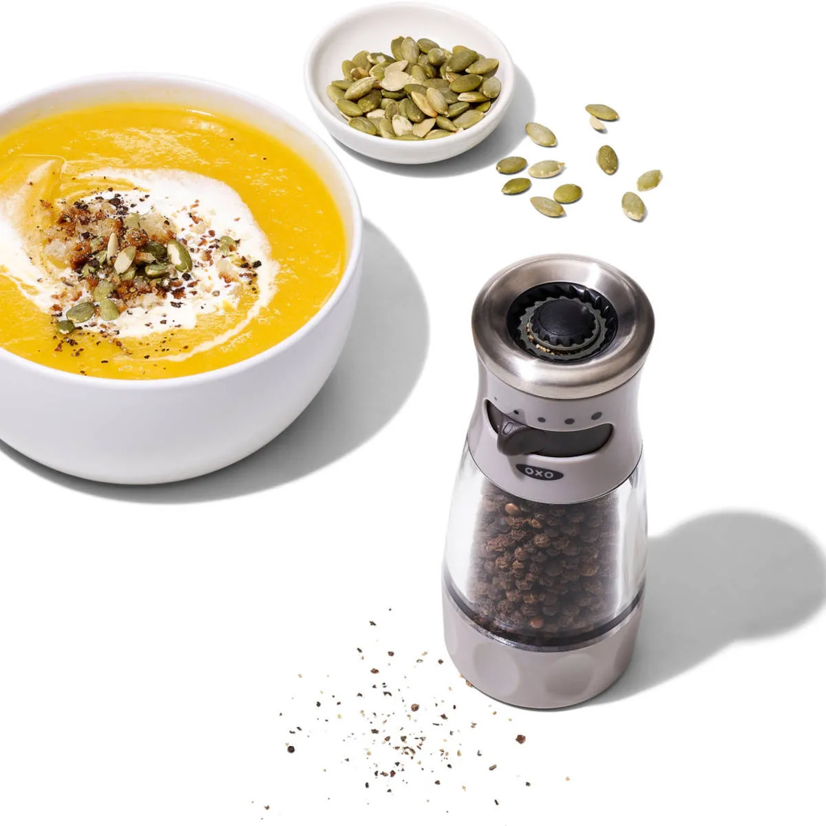 OXO Contoured Mess Free Pepper Grinder