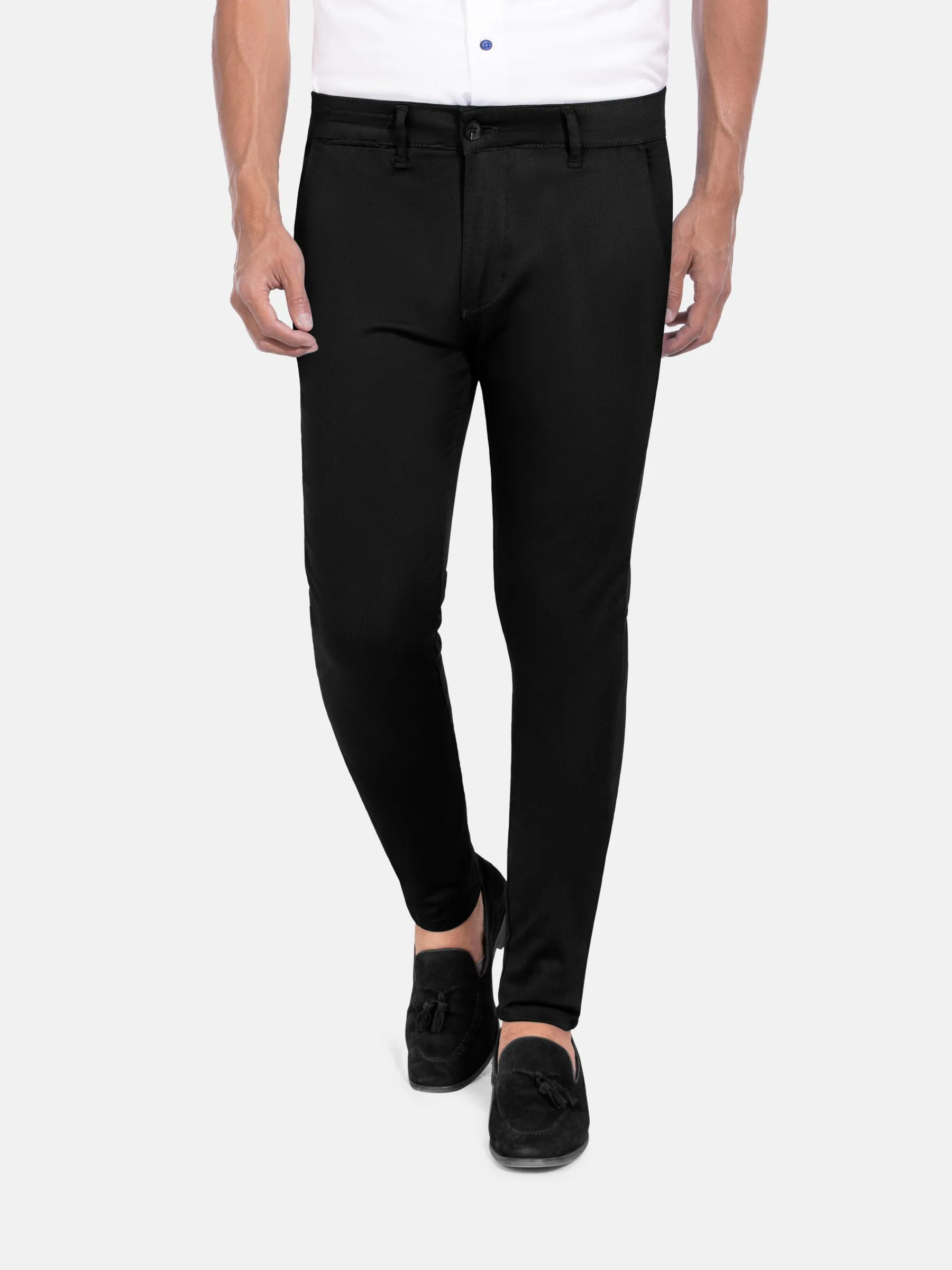 Scarlet Slim Fit Black Chino
