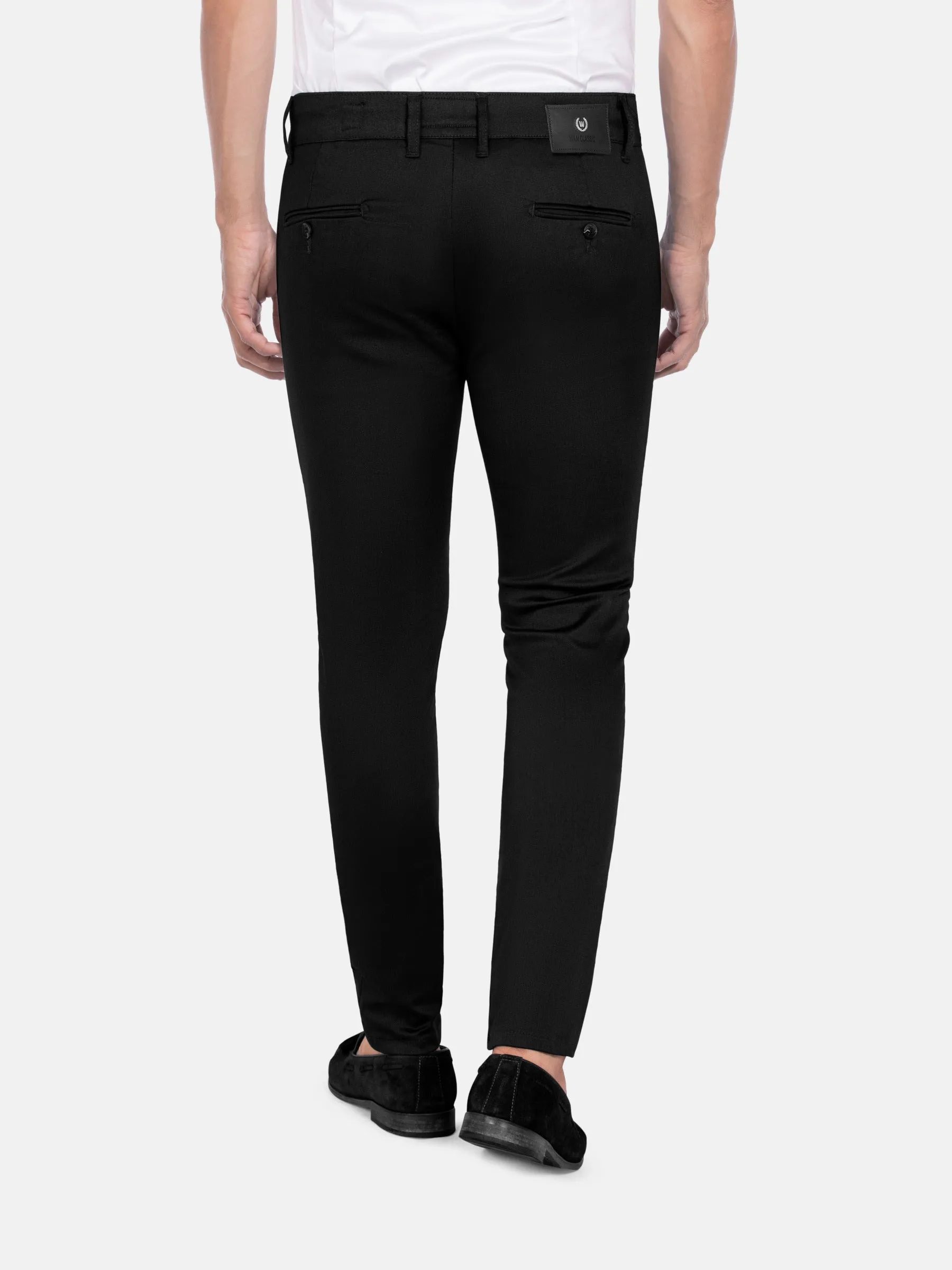 Scarlet Slim Fit Black Chino