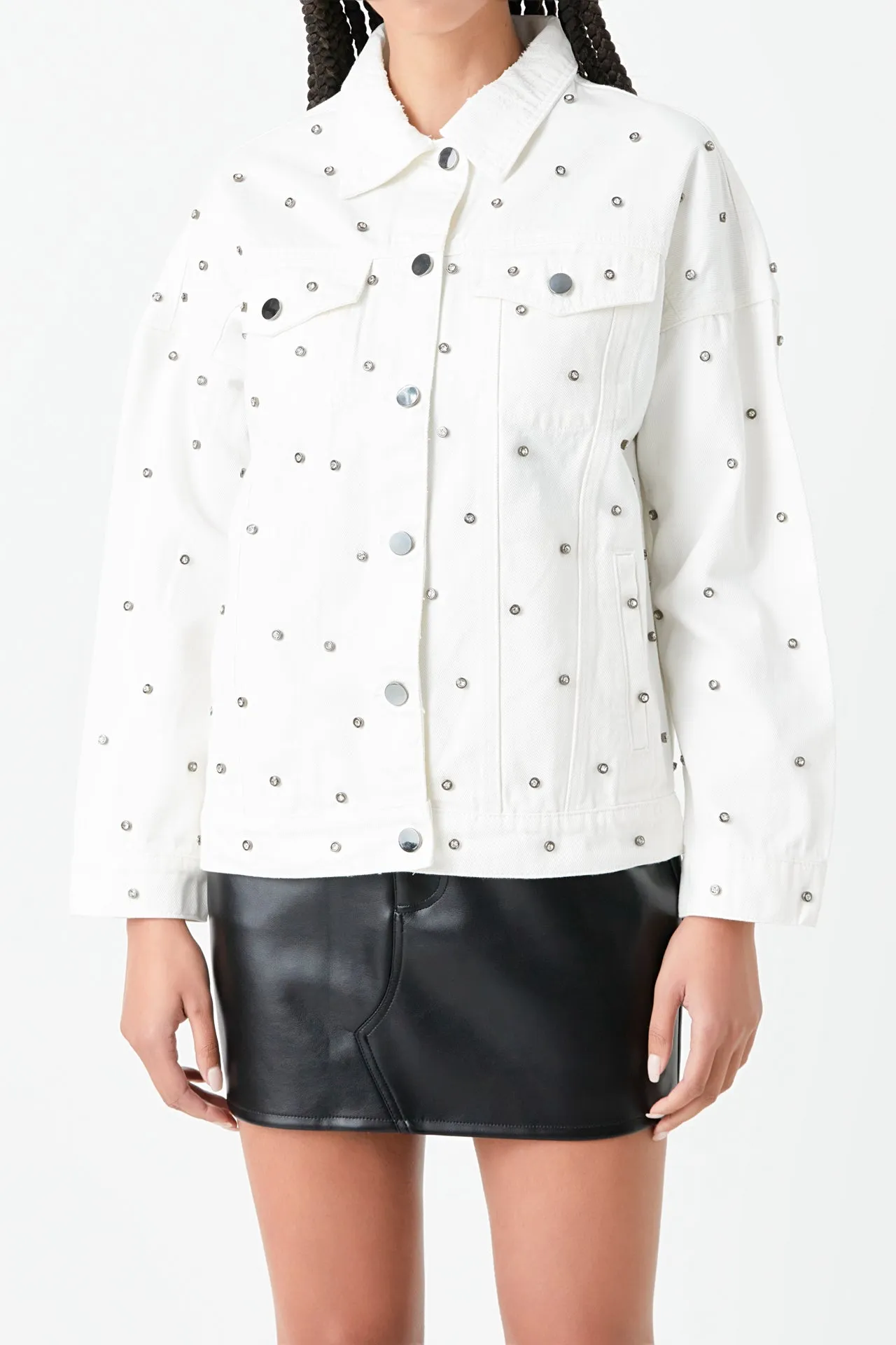 Studded Denim Jacket