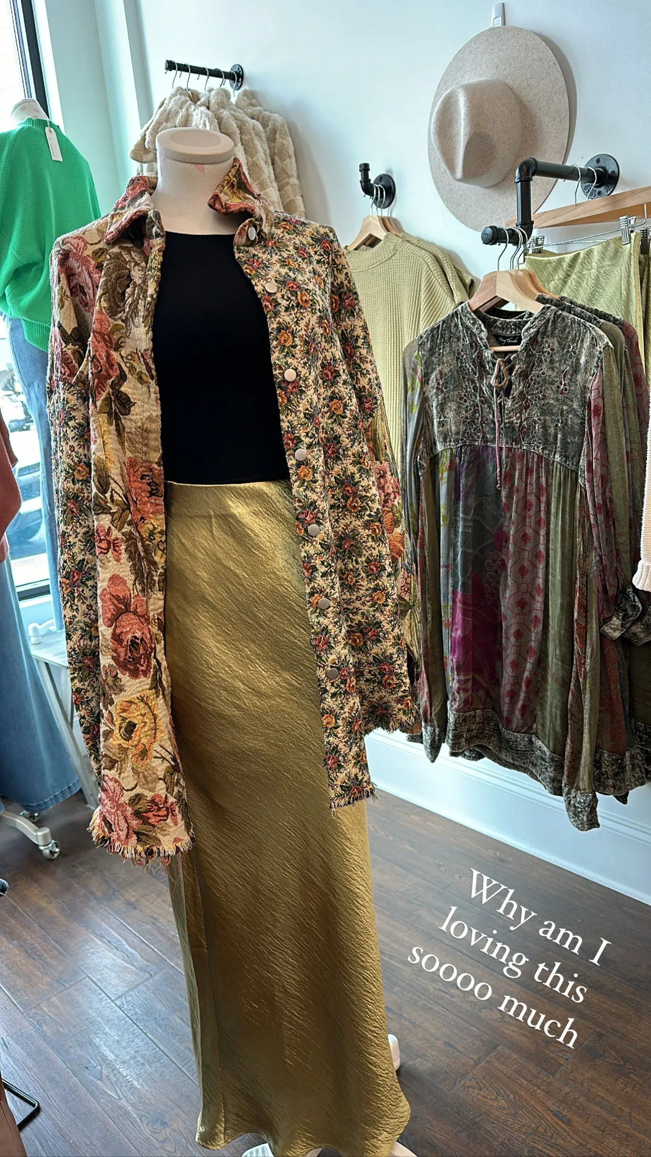 Vintage Floral Button Up Shacket