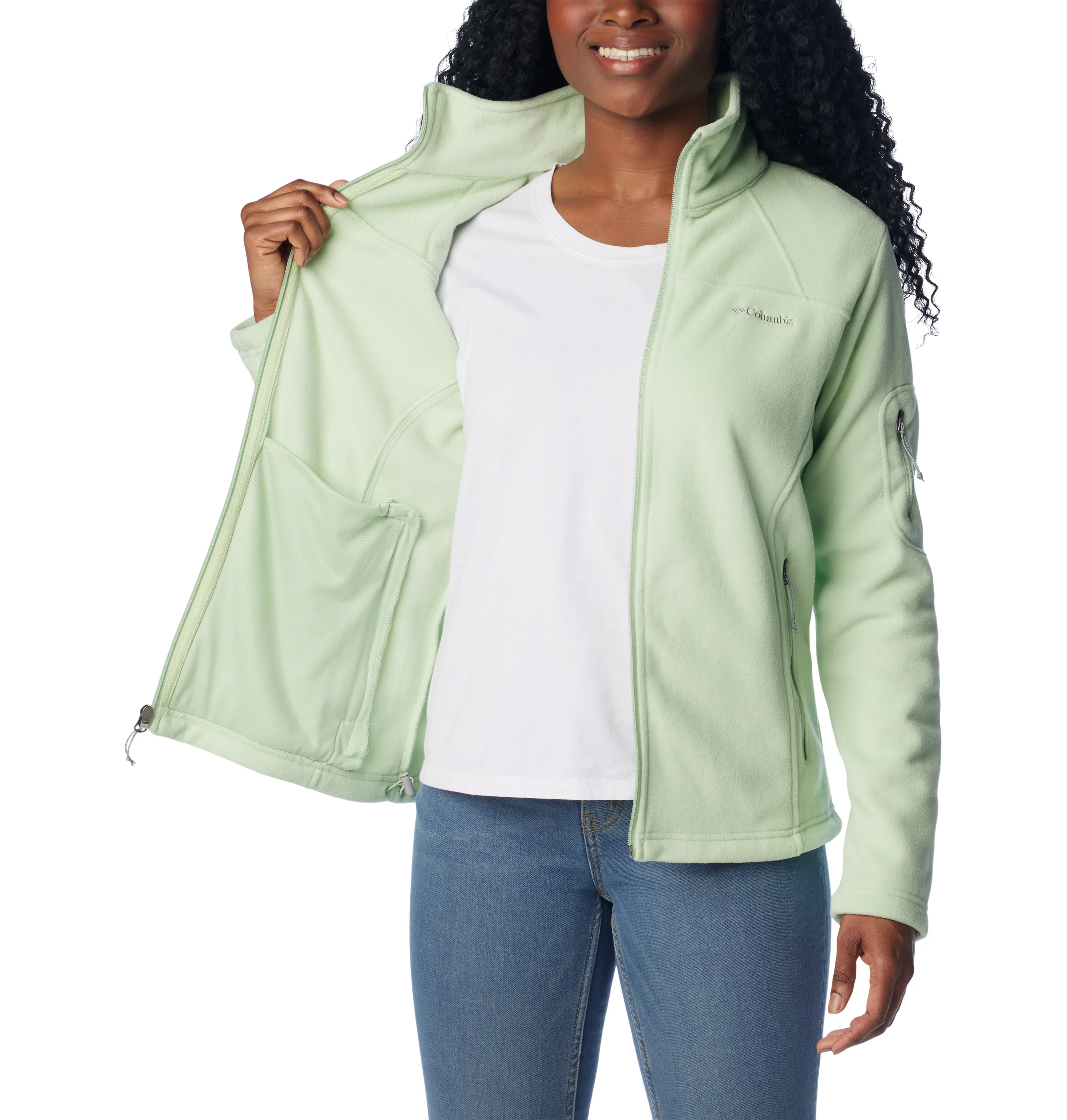 WOMEN'S FAST TREK II JACKET - SAGE LEAF