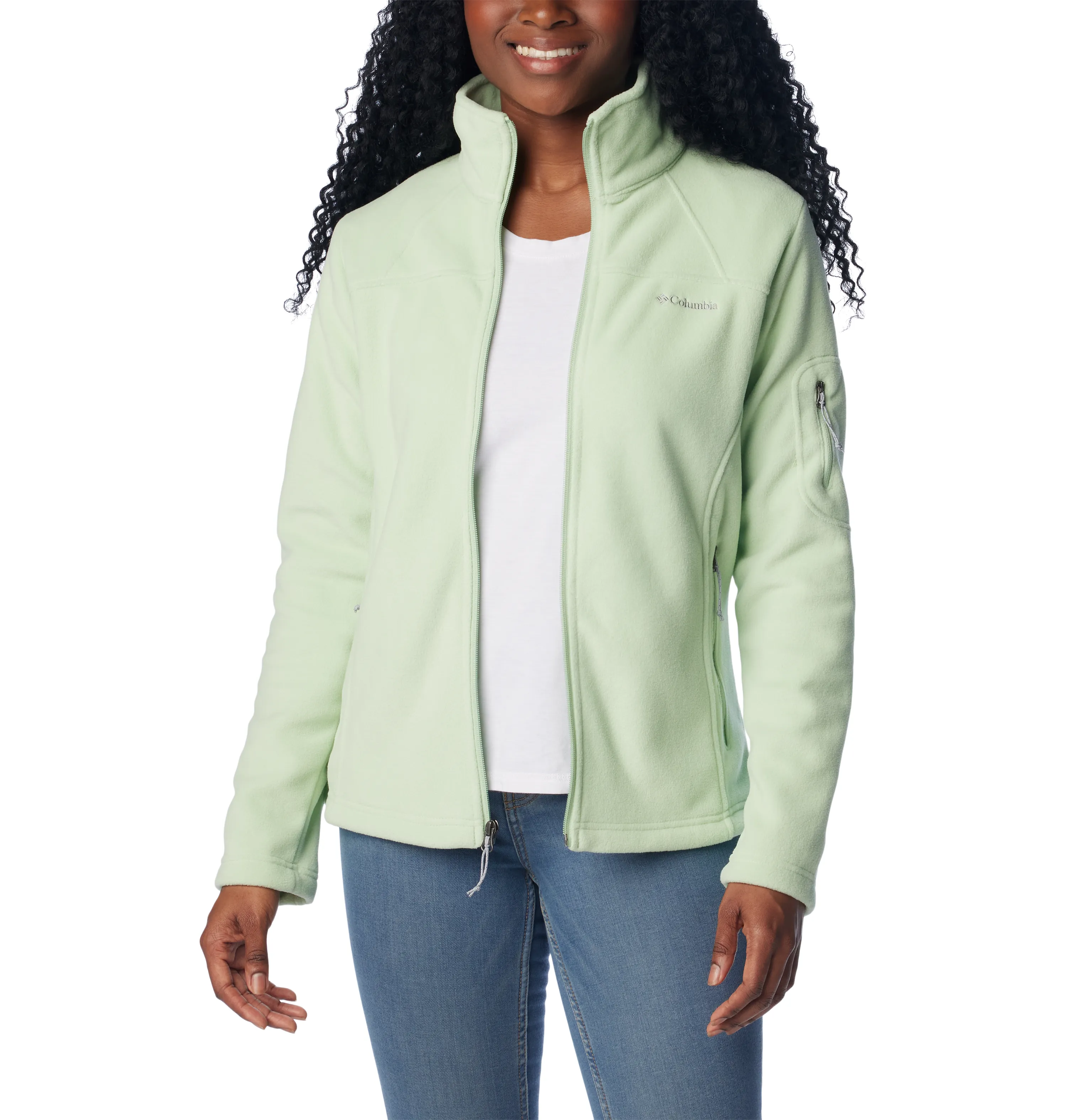 WOMEN'S FAST TREK II JACKET - SAGE LEAF