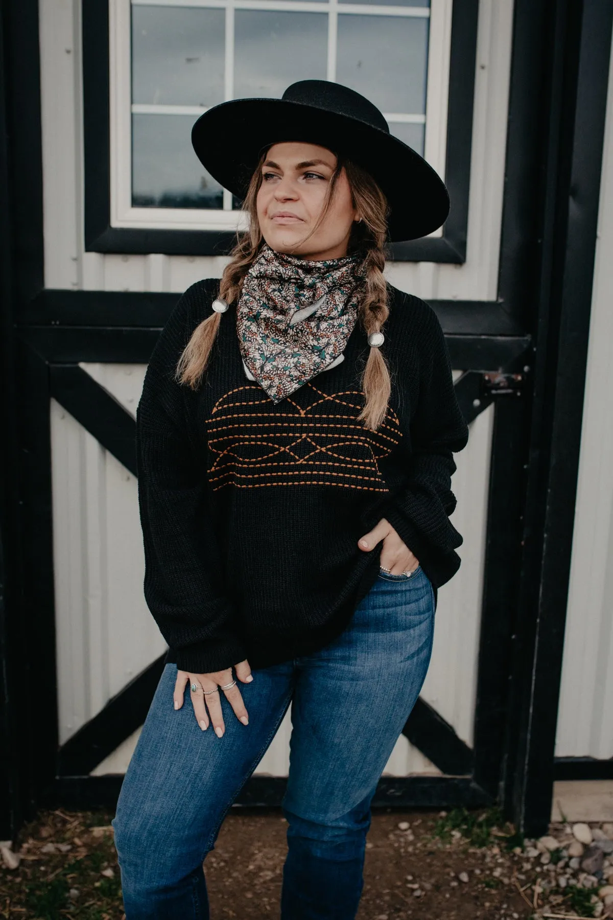 'Yoakum' Bootstitch Knit Sweater (S/M to 2X/3X)